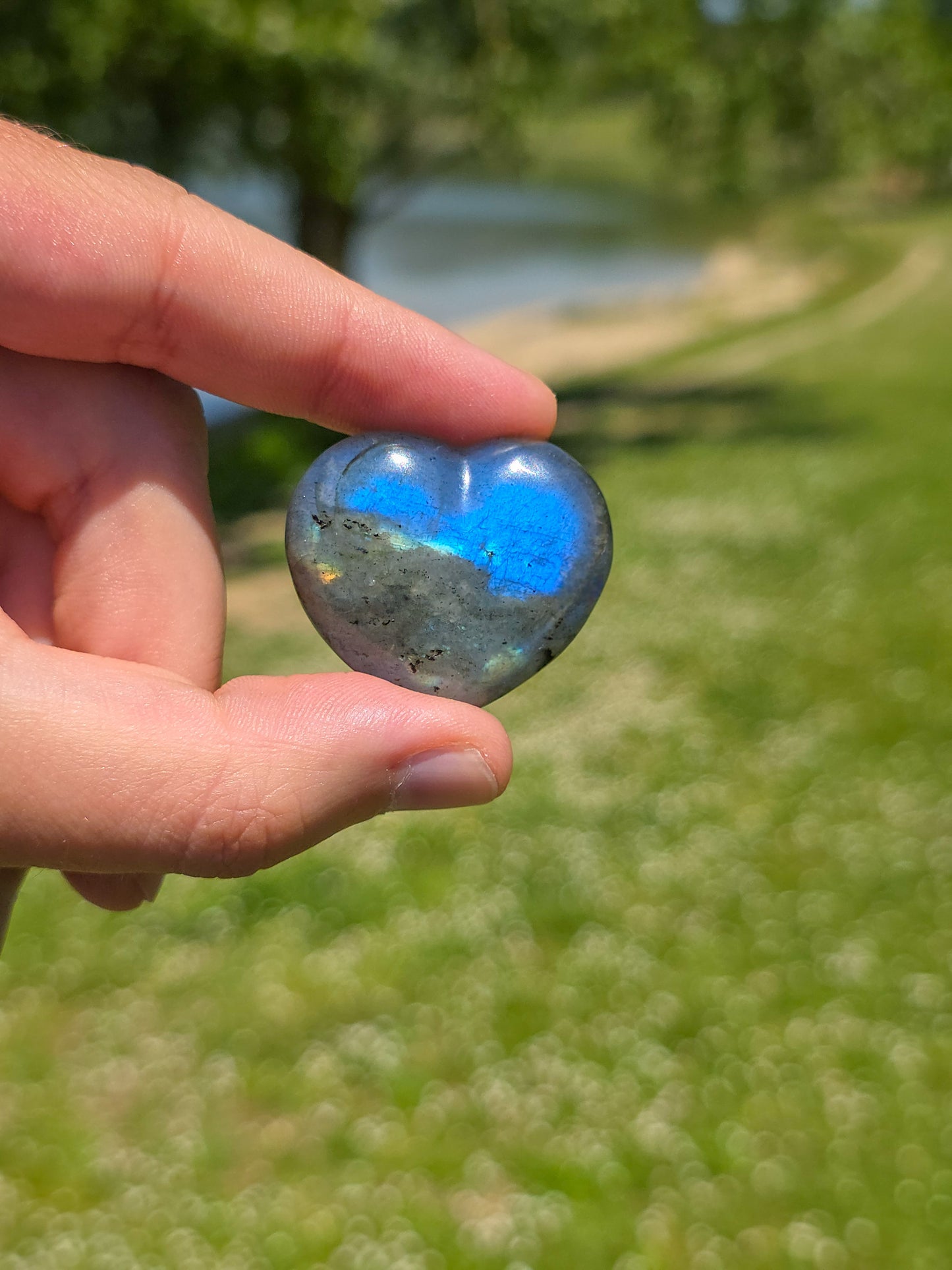 CORAZÓN DE LABRADORITA