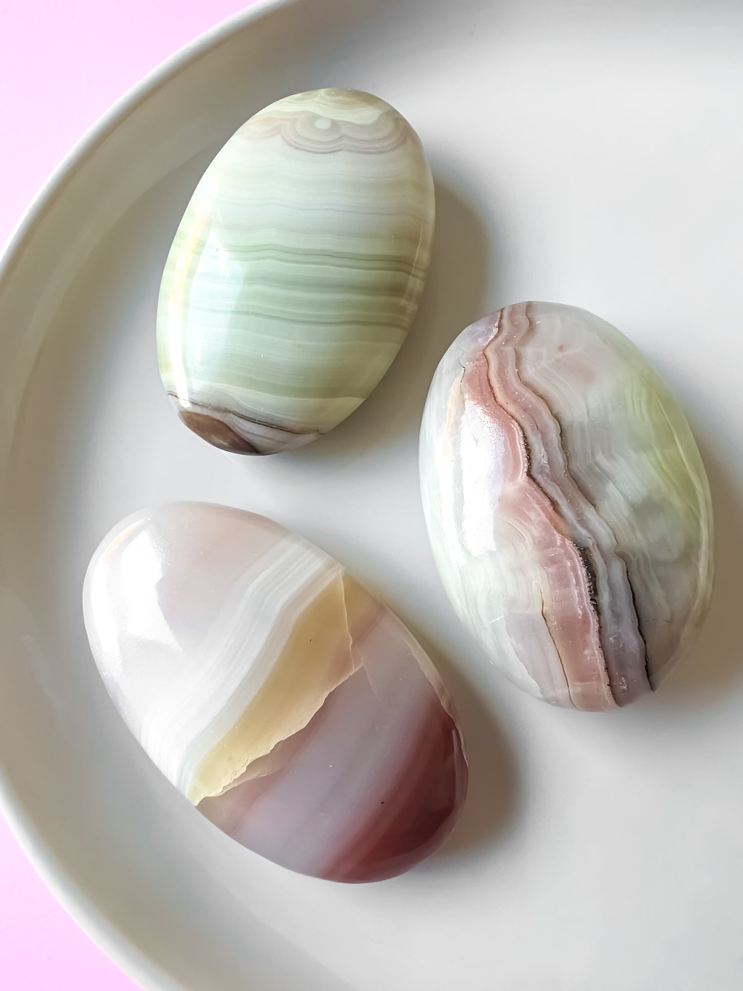 PALMSTONE DE ÓNIX BANDEADO ROSA
