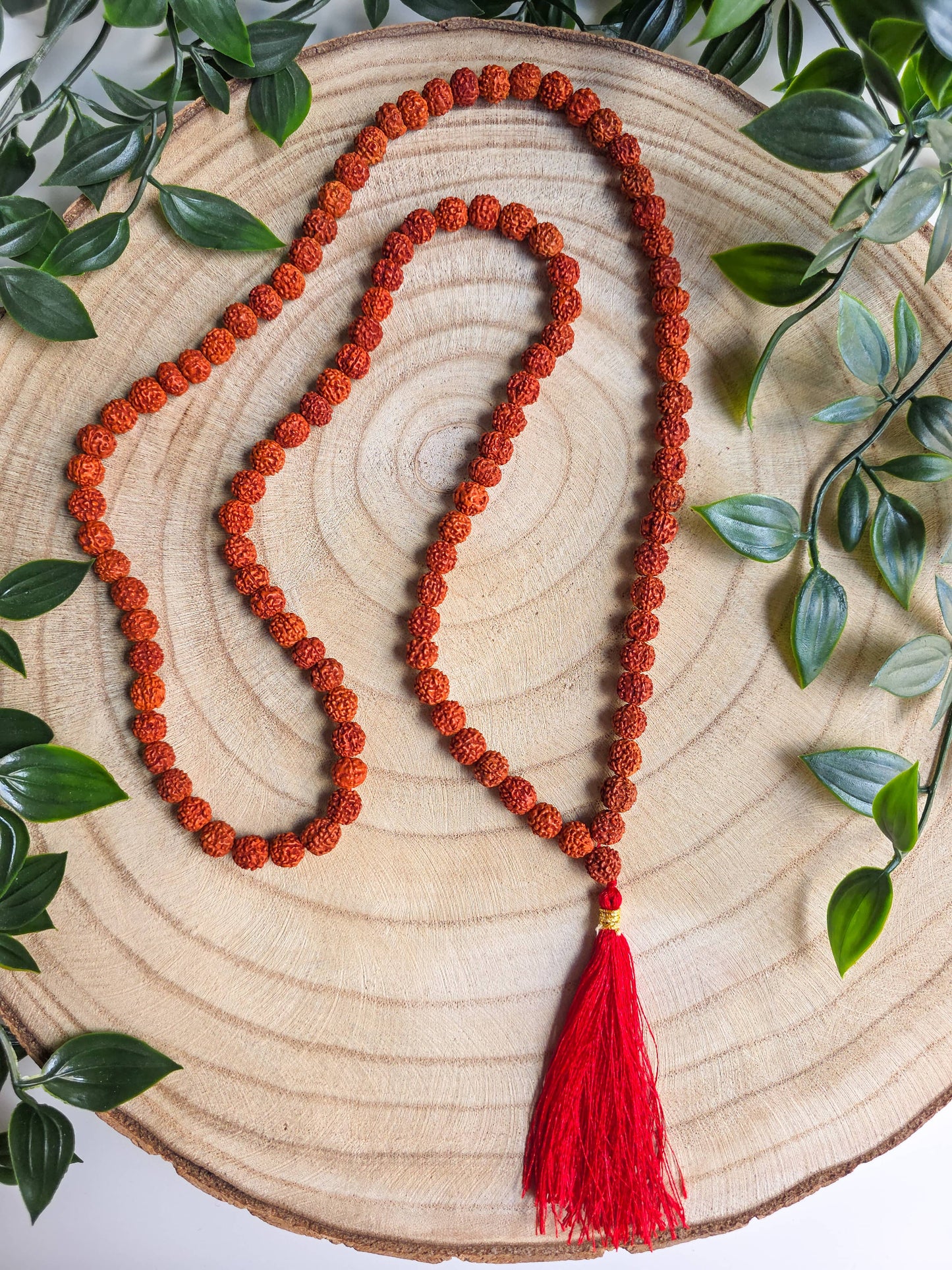 JAPA MALA DE RUDRAKSHA | PROTECCIÓN, CALMA Y CONEXIÓN INTERIOR