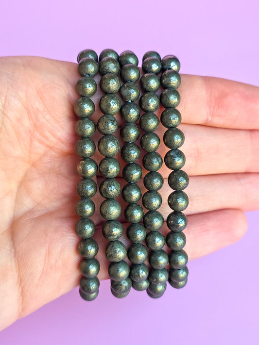 PULSERA DE PIRITA 6MM