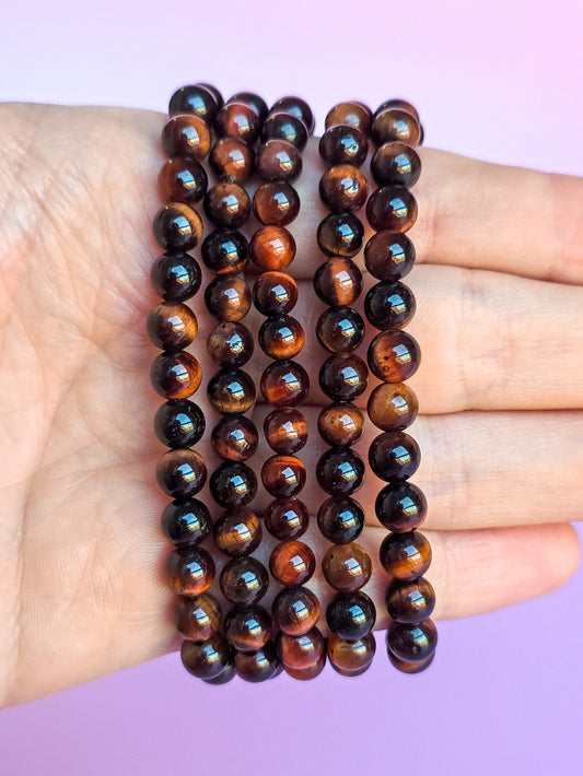 PULSERA DE OJO DE BUEY DE PRIMERA CALIDAD 6MM