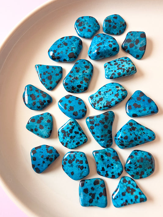 RODADO DE JASPE DÁLMATA AZUL