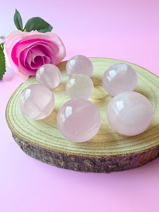 ESFERA DE CUARZO ROSA