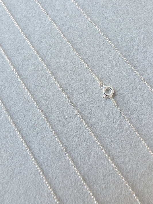 CADENA DE 45 CM DE PLATA
