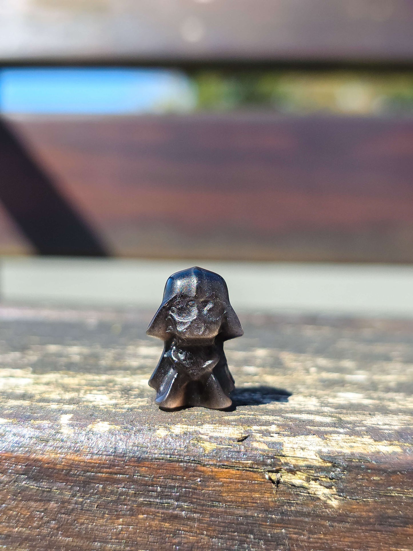 MINI DARTH VADER DE OBSIDIANA PLATEADA
