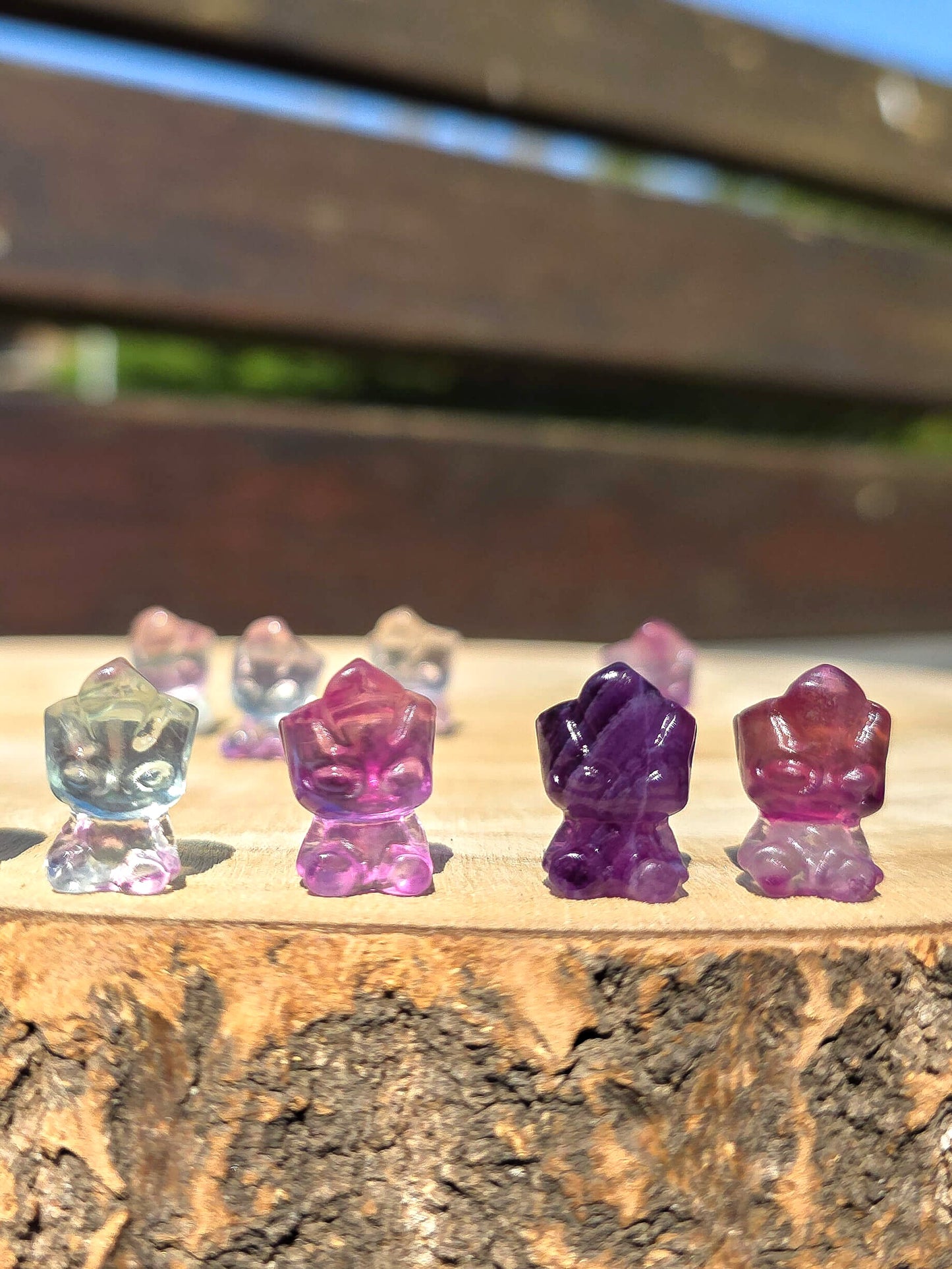 MINI GROOT DE FLUORITA MULTICOLOR