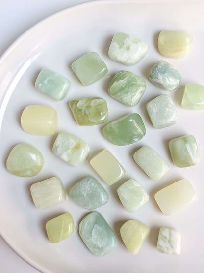 RODADO DE JADE VERDE CALIDAD EXTRA | BUENA FORTUNA Y BIENESTAR