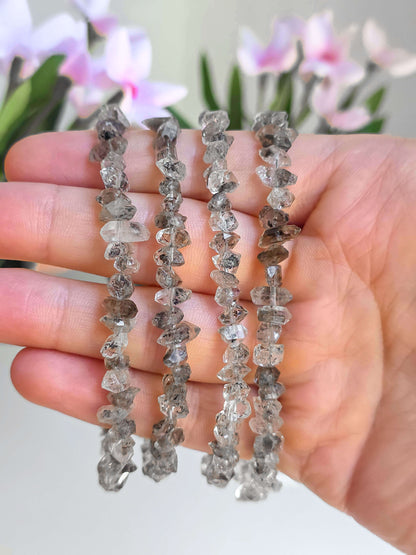 PULSERA DE DIAMANTE HERKIMER DEL TIBET | ELEVAR VIBRACIÓN Y MANIFESTAR
