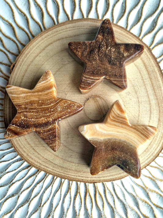 ESTRELLA DE CALCITA CHOCOLATE