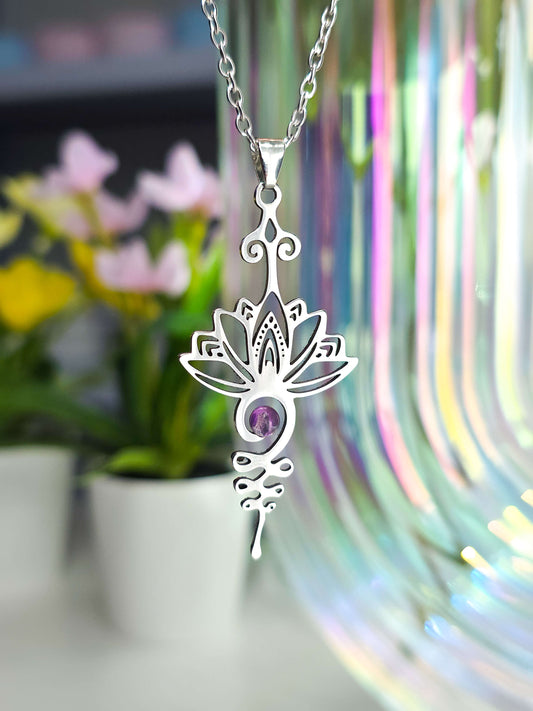 COLLAR UNALOME CON AMATISTA