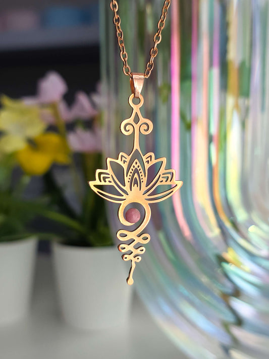 COLLAR UNALOME CON RODONITA